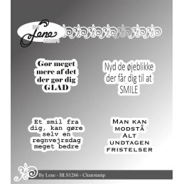 By Lene - Stempel - Danske Tekster - BLS1266