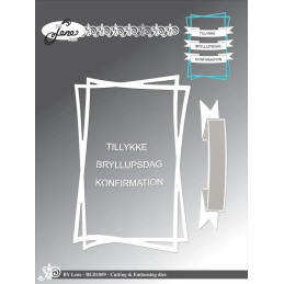 By Lene - Rectangle W/Texts - BLD1809