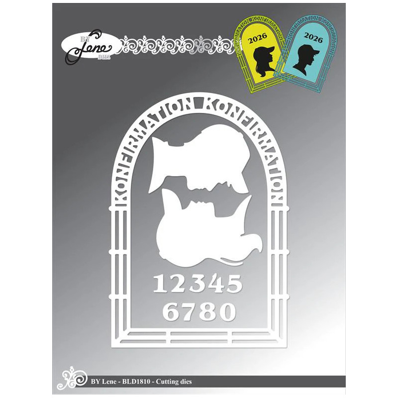 By Lene - Konfirmation Ramme - BLD1810