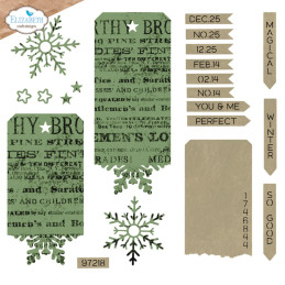 Elizabeth Craft Designs - Planner Essentials - Winter Tags