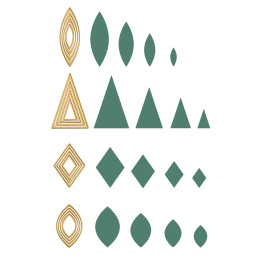Vaessen Creative - Mini Basic Shapes 1 - 3625-0202