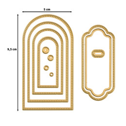 Vaessen Creative - Mini Round Banners & Labels - 3625-0206