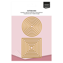 Vaessen Creative - Mini Circles & Squares - 3625-0208