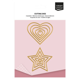 Vaessen Creative - Mini Stars & Hearts - 3625-0210