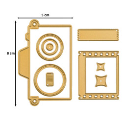 Vaessen Creative - Mini Vintage Camera - 3625-0211
