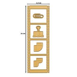 Vaessen Creative - Mini Vintage Filmstrip - 3625-0212