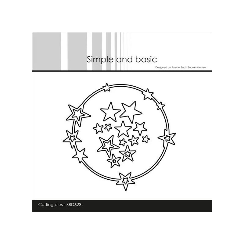 Simple And Basic - Ring With Stars - SBD623