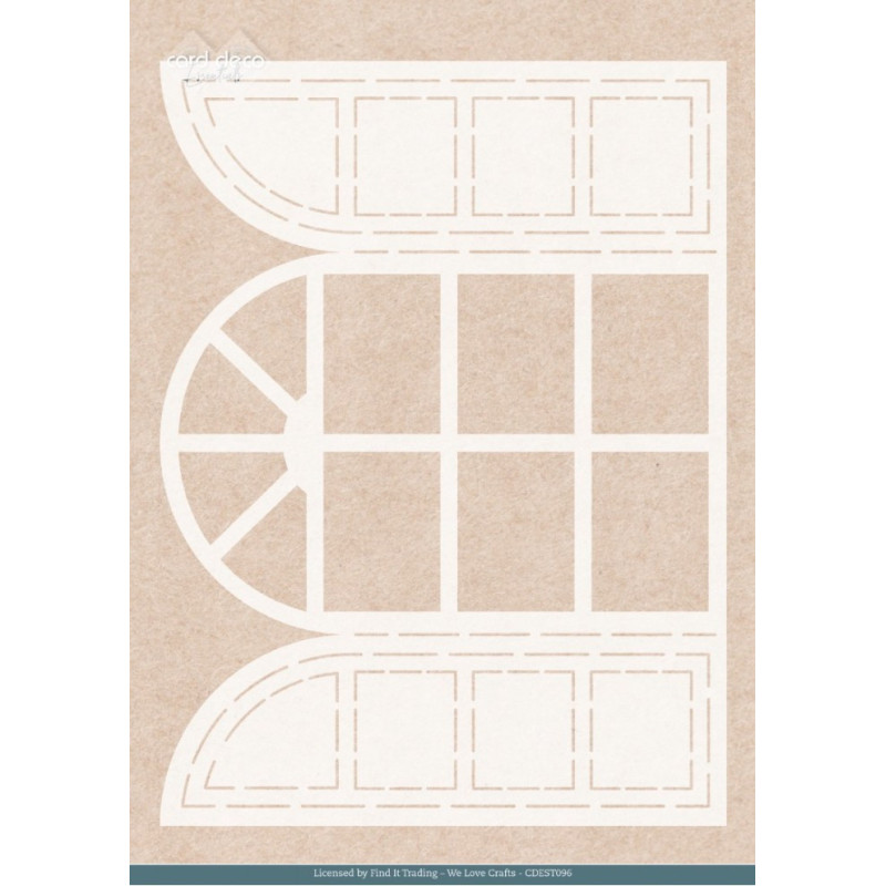 Card Deco Essentials - Stencil A4 - Window