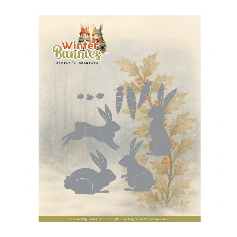 Berries Beauties - Winter Bunnies - Bunnies