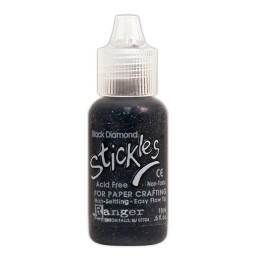 Ranger - Stickles Glitter Glue - Black Diamond
