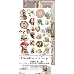 Craft O'Clock - Creative Extras Set - Spring In Love - Mix 01