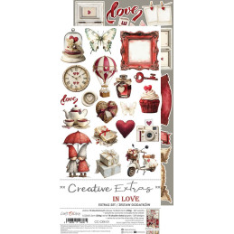 Craft O'Clock - Creative Extras Set - Spring In Love - Mix 01