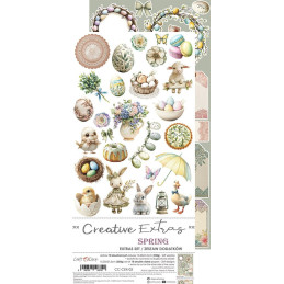 Craft O'Clock - Creative Extras Set - Spring In Love - Mix 01