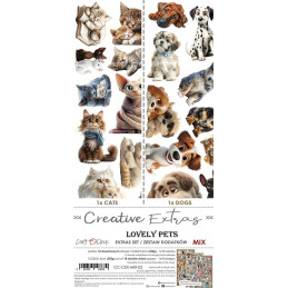 Craft O'Clock - Creative Extras Set - Lovely Pets - Mix 02
