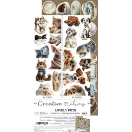 Craft O'Clock - Creative Extras Set - Lovely Pets - Mix 02