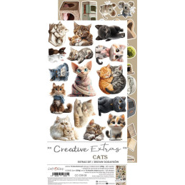 Craft O'Clock - Creative Extras Set - Lovely Pets - Mix 02