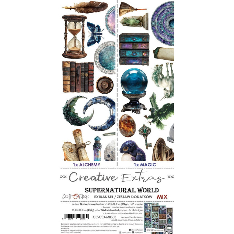 Craft O'Clock - Creative Extras Set - Supernatural World - Mix 03