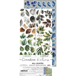 Craft O'Clock - Creative Extras Set - All Leaves - Mix 04