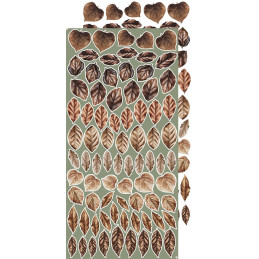 Craft O'Clock - Creative Extras Set - All Leaves - Mix 04