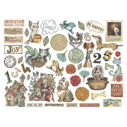 Stamperia - Die Cuts - Furry Friends - DFLDC121