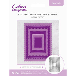 Crafter's Companion - Stitched Edge Postage Stamps - CC-MD-SEPS
