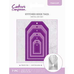 Crafter's Companion - Stitched Edge Tags - CC-MD-SETA