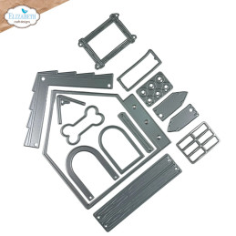 Elizabeth Craft Designs - Cute & Whimsical - Dog House Build A Book
