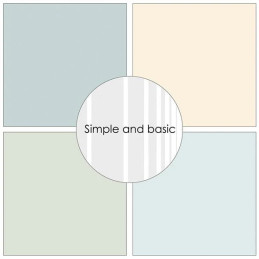 Simple And Basic - Papirpakke 15x15 - Young People - SBP559