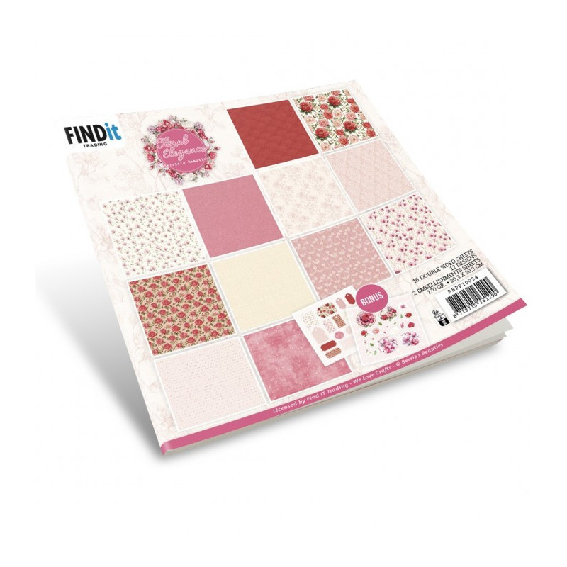 Berries Beauties - Papirblok - Floral Elegance - BBPP10034