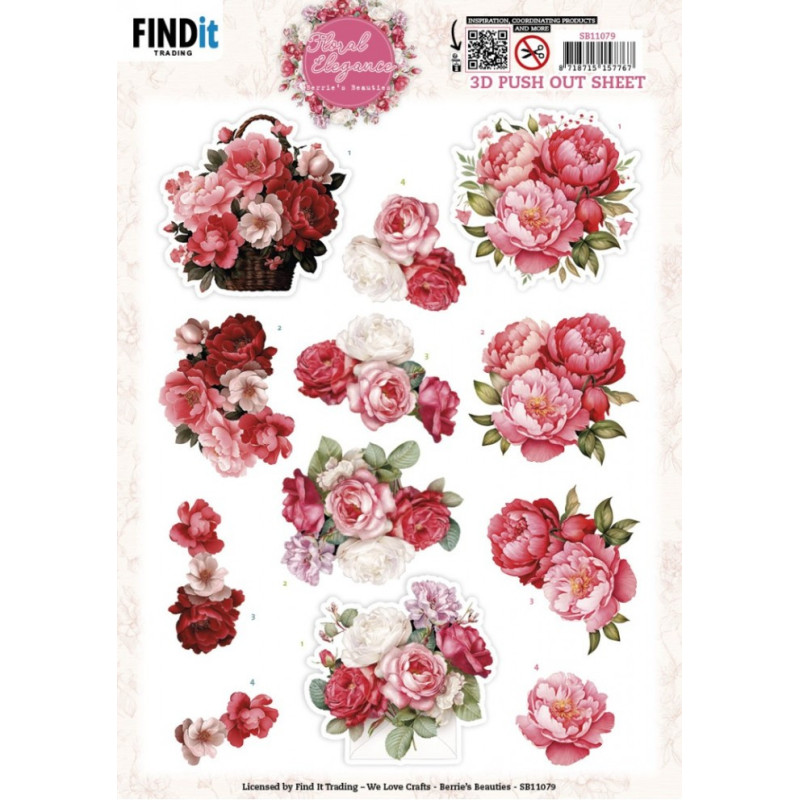 Pushout - Berries Beauties - Floral Elegance - Peony Delight - SB11079