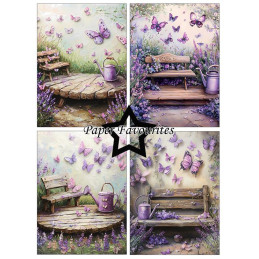 Paper Favourites - Papirpakke A6 - Provence - PFA607