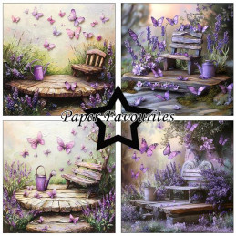 Paper Favourites - Papirpakke 15x15 - Provence - PF566