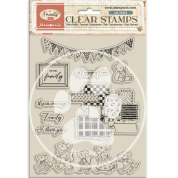 Stamperia - Clear Stamp - Family - Party - WTK233