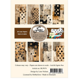 By Lene - Papirpakke A6 - Taste Of Coffee - BLP674