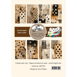 By Lene - Papirpakke A5 - Taste Of Coffee - BLP274