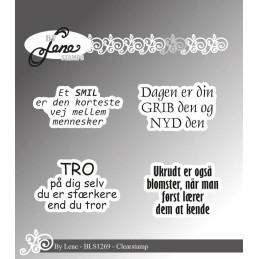 By Lene - Stempel - Danske Tekster - BLS1269