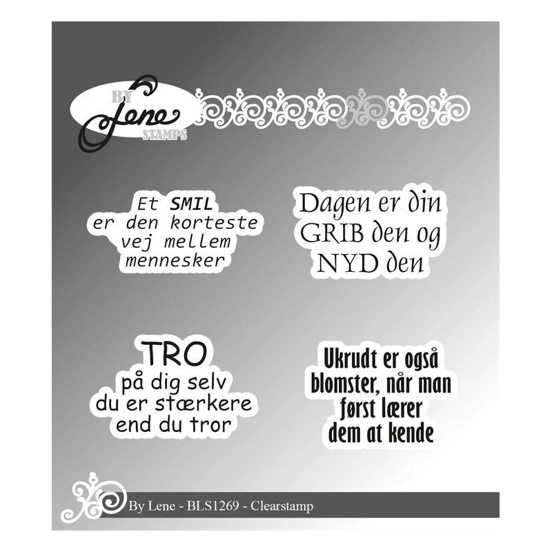 By Lene - Stempel - Danske Tekster - BLS1269