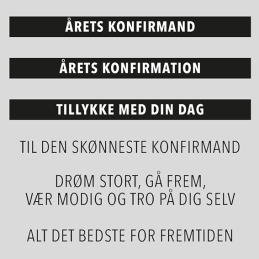 Design5 - Stempel - Årets Konfirmand - D500238C