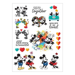 Spellbinders - Rub-Ons - Classic Mouse Love