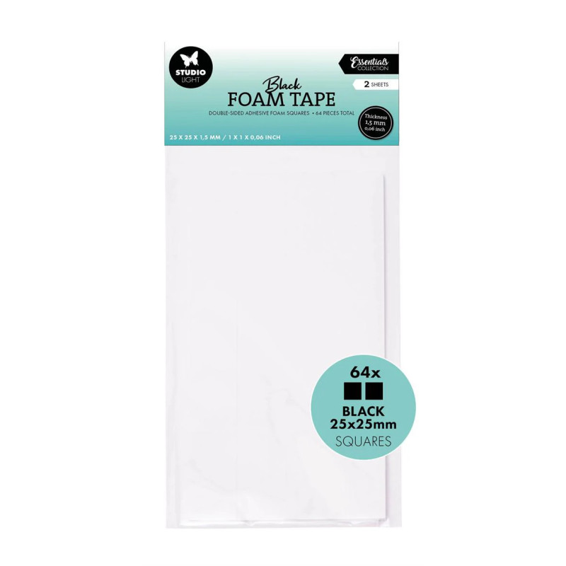 Studio Light - Doublesided Foam Tape - Black Blocks