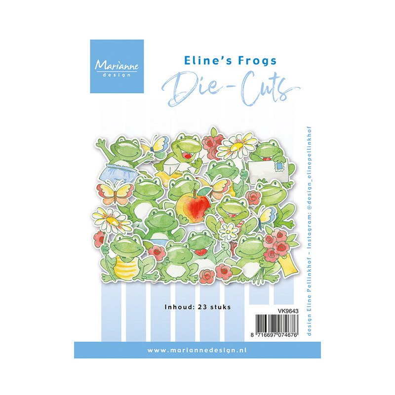 Marianne Design - Die-Cuts - Eline's Frogs - VK9643