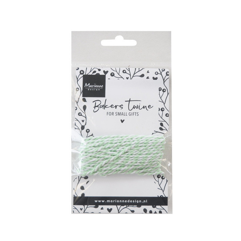 Marianne Design - Bakers Twine - Mint/White