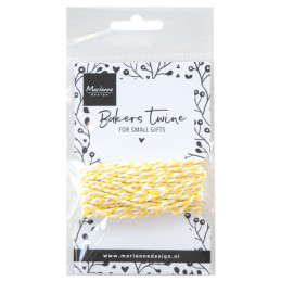 Marianne Design - Bakers Twine - Yellow/White