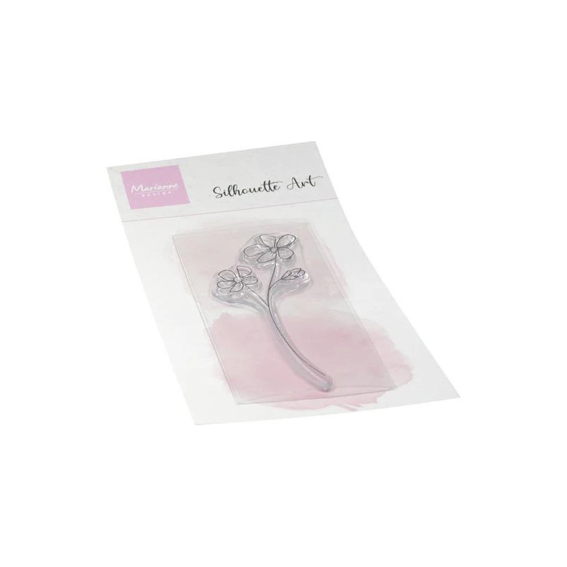 Marianne Design - Clear Stamps - Silhouette Art - Violet - CS1185
