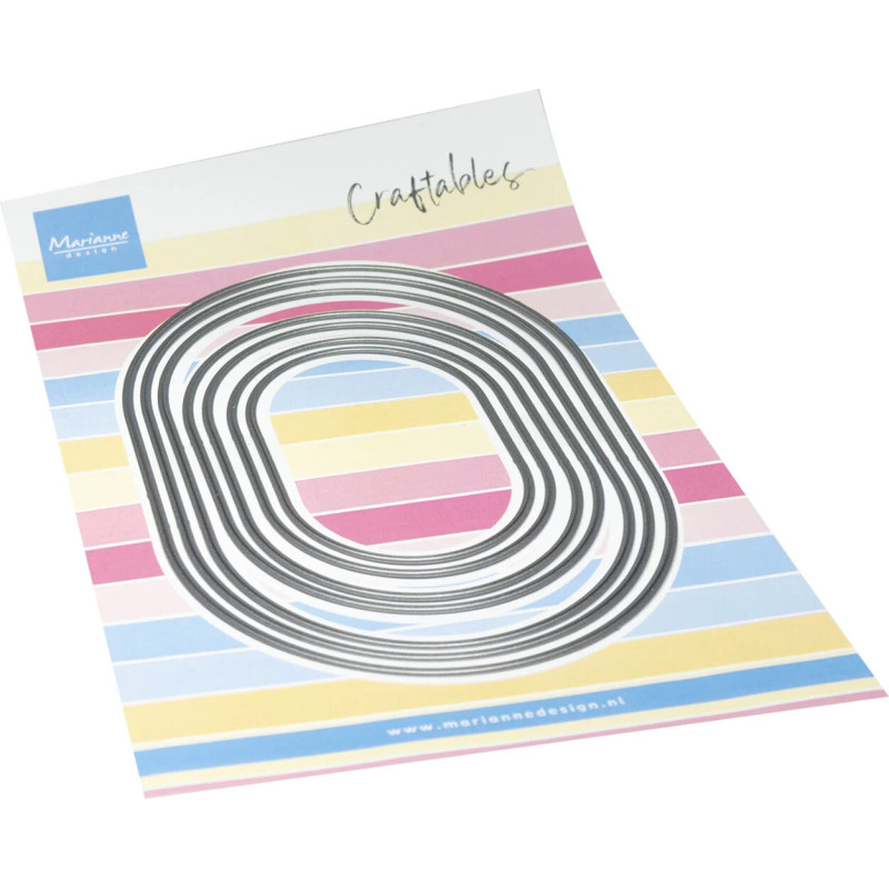 Marianne Design - Craftables - Oval Rectangle - CR1721
