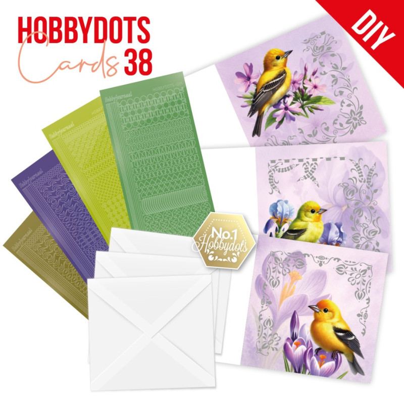 Dot And Do Cards 38 - Spring Birds