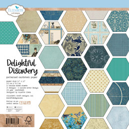 Elizabeth Craft Designs - Papirpakke 30.5x30.5 - Delightful Discovery