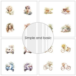 Simple And Basic - Papirpakke 15x15 - Spring Is Near - SBP562