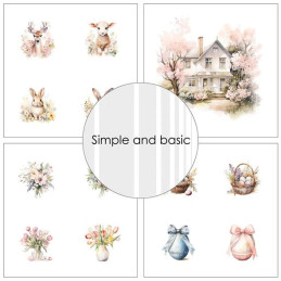 Simple And Basic - Papirpakke 15x15 - Spring Is Near - SBP562