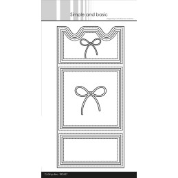 Simple And Basic - Square Card With Closure - SBD637